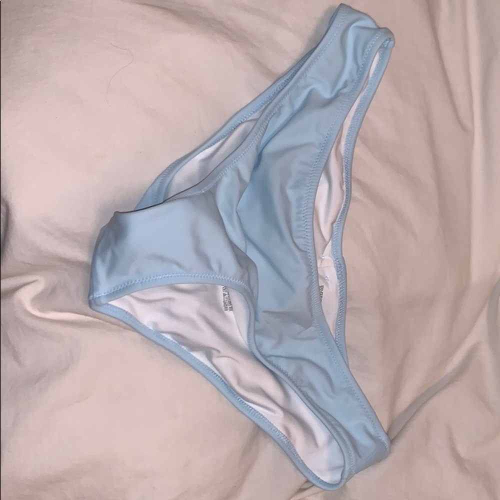 baby blue bikini bottom from pink NEVER WORN